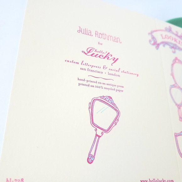 FREE W PURCHASE- Locally Letterpressed Bday Card - Picture 2 of 2